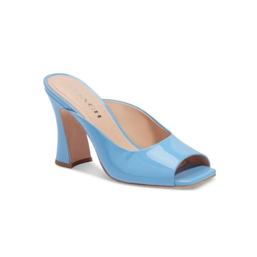 Coach Laurence Heel in Blue Patent Size 7 - Picture 1 of 7